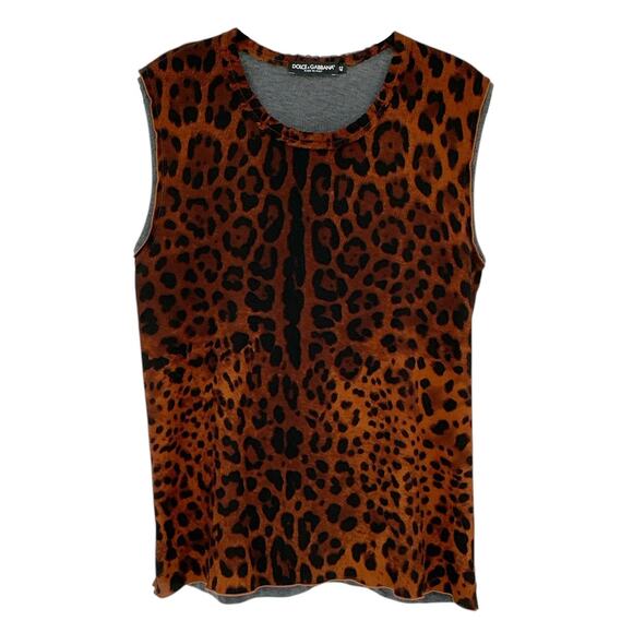 DOLCE & GABBANA Silk Blend Tank IT42 - Picture 1 of 8
